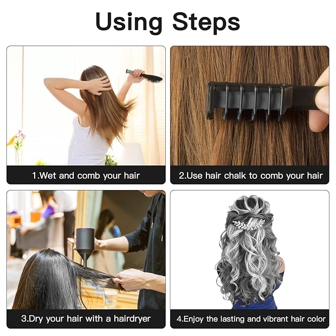 MSDADA New Hair Chalk Comb