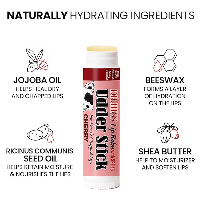 Original Udder Stick SPF Lip Balm, Flavor,