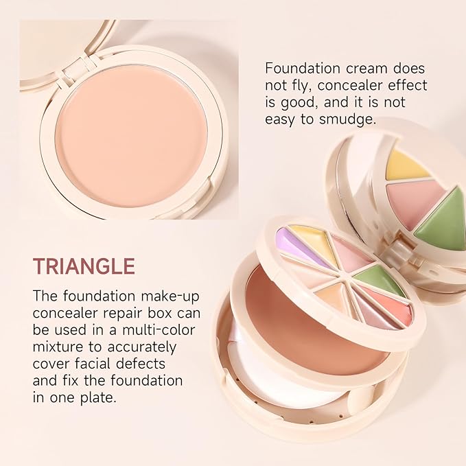Professional Makeup Cream Contour Palette, Joyeee 8 Colours