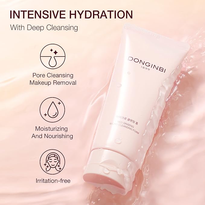 Donginbi 1899 Single Essence Special Set - New Years Gifts for Women, Korean Red Ginseng Face Essence for Radiance and Repair, Korean Skin Care