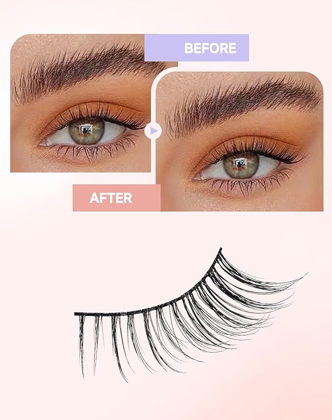 Half Lashes Natural Look 3/4 Lashes Wispy Corner Lashes End Half Eyelashes Half-04