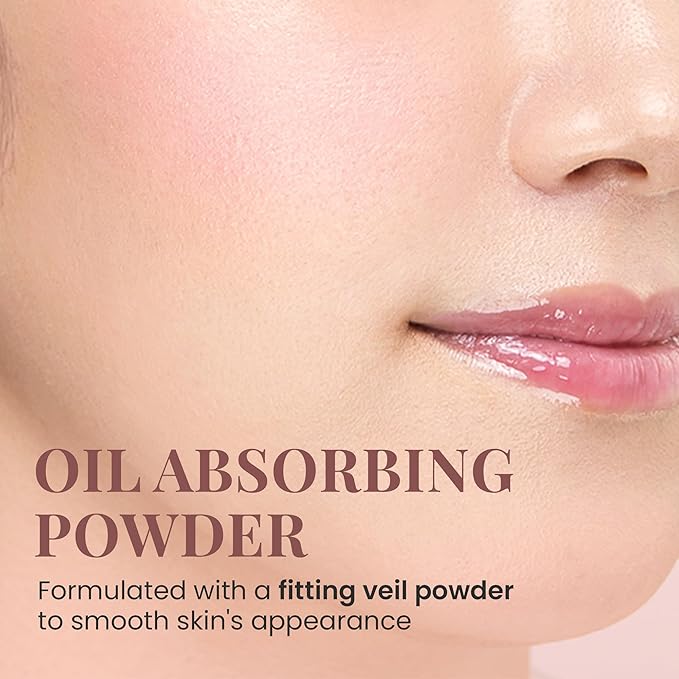 Paul & Joe Pressed Blush Palette Refill Only, Case Sold Separately, Oil-Absorbing Blush Powder, Bi-Color Face Blushes with Fitting Veil Powder, Light Pink and Light Orange, 02 Confiserie, 0.17 oz