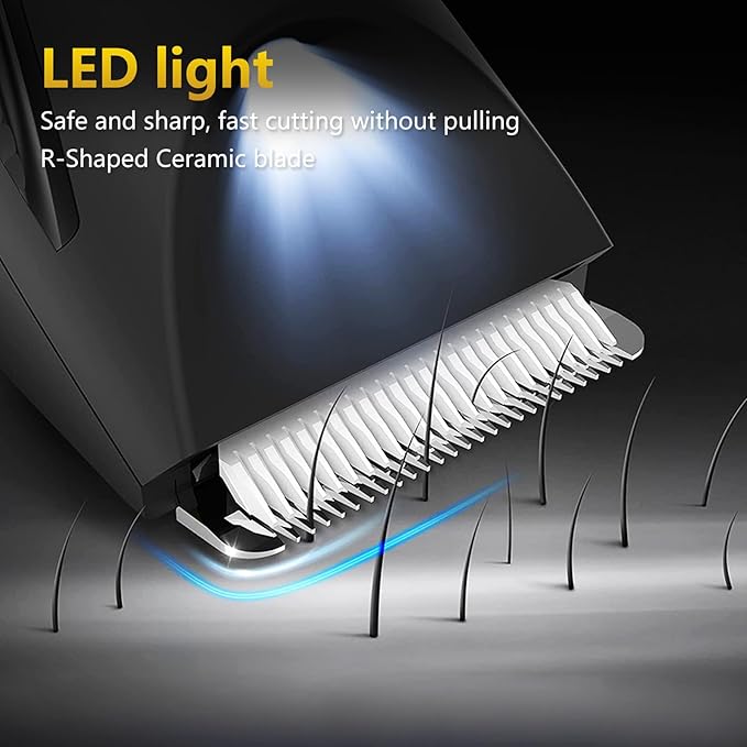 Manscape Ball Trimmer for Men, 2-in-1 Body Hair Groomer and Groin Hair Shaver -Dual-Head Trimmer for No-Nick Shaving, Smooth Grooming, Lightweight with Travel Lock, IPX7 Waterproof, LED Display