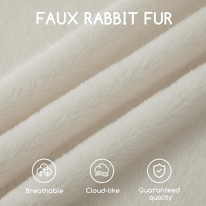 HIGOGOGO Pouf Stuffed Ottoman Round Modern Foam Filled Foot Rest Chair Decorative Poufs 26 x 18 Inches Fluffy Boho Comfy Stool for Living Room, Beige