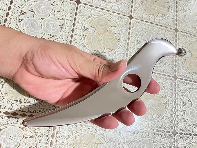 Gua sha Set, IASTM Tool Gua Sha Stainless Steel Muscle Scraper Set of 6 Picese for Soft Tissue Therapy and Reduce Arms,Legs,Back, Shoulder Muscle Pain(6 pcs)