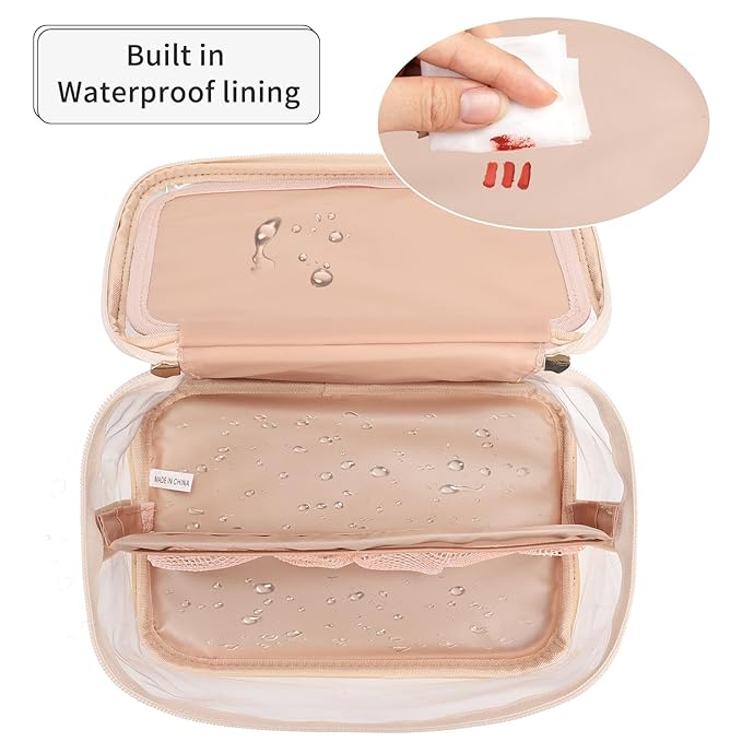 Ocheal makeup bag, clear makeup