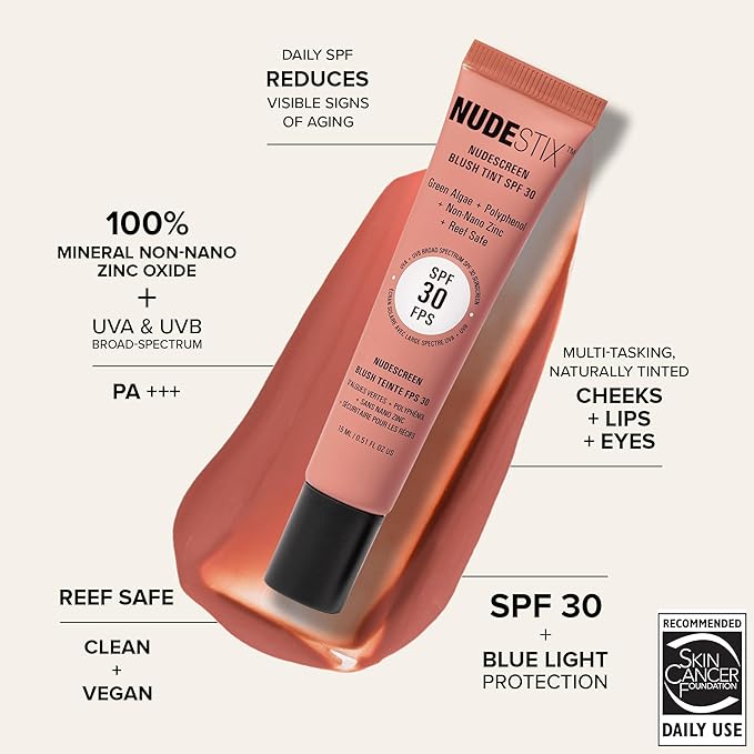 NUDESCREEN BLUSH TINT SPF 30 - SUNKISSED