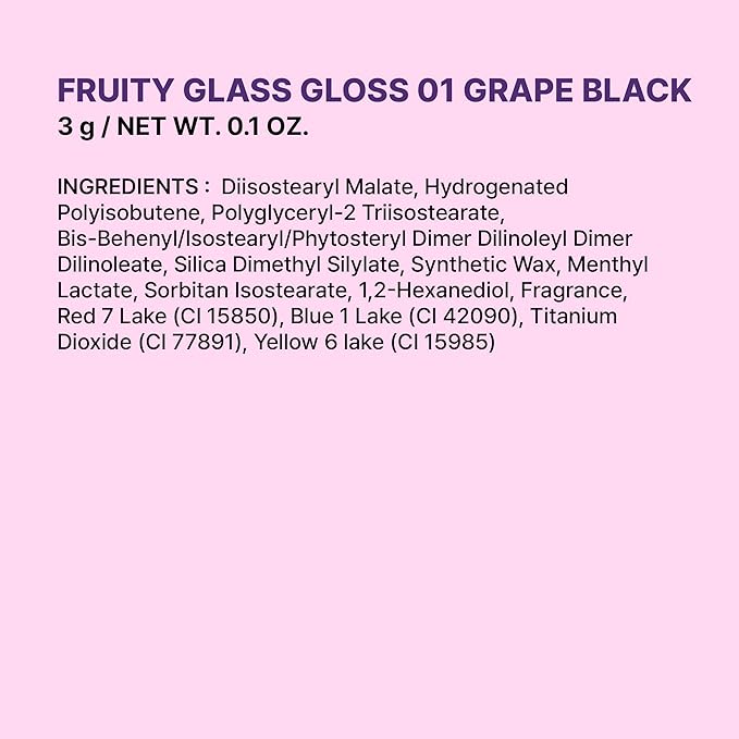 COLORGRAM FRUITY GLASS GLOSS 02 CHEWY TANGERINE | Non-Sticky Glossy Lip Tint with Glass-Like Shine | Long-Lasting Hydrating Lip Gloss for Smooth & Plump Lips