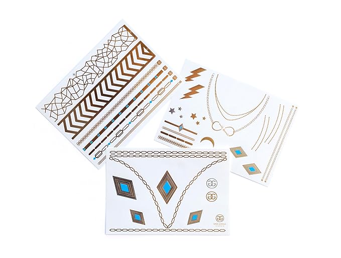 Persephone – Queen of the Underworld - Goddess Glitz Tattoo Jewelry (1 envelope)