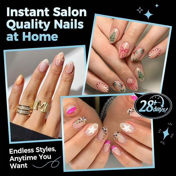 Extra Short Almond Nail Tips, 360pcs Soft Gel Pre-Shaped Acrylic XS Fake Nails, Half Matte Full Cover Clear Press on Flase Nail Tips for Extension Manicure Home DIY 12 Sizes Gelly Tips