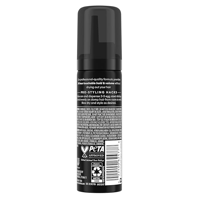 TRESemmé Extra Hold Volumizing Mousse Pack of 24 For All-Day Humidity Resistance 2 oz