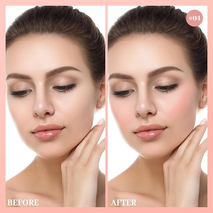 10 Color Blush Palette: Lightweight Face Powder Blush - Smooth Long-lasting Makeup Powder For Cheeks - Buildable Color Women Makeup Blush