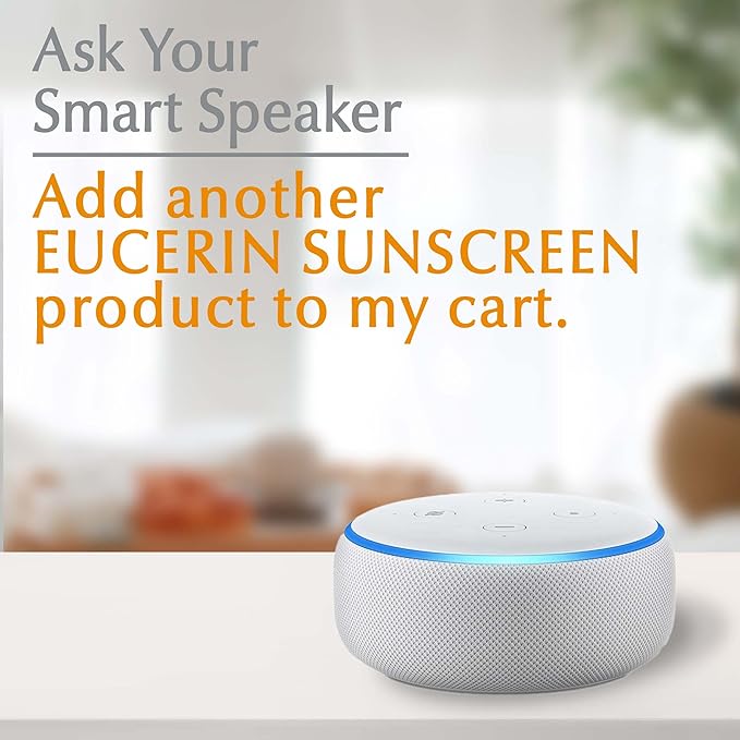 Eucerin Sun Advanced Hydration SPF 30 Sunscreen Lotion, Lightweight Sunscreen with Hyaluronic Acid, Hypoallergenic, Fragrance Free, 5 Fl Oz Tube