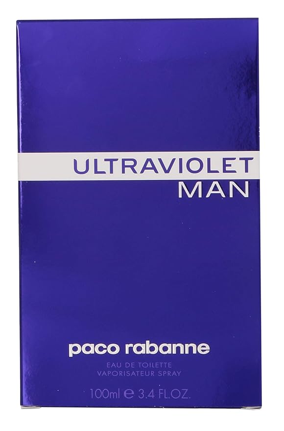 Ultraviolet Men Eau-de-toilette Spray by Paco Rabanne, 3.4 Ounce