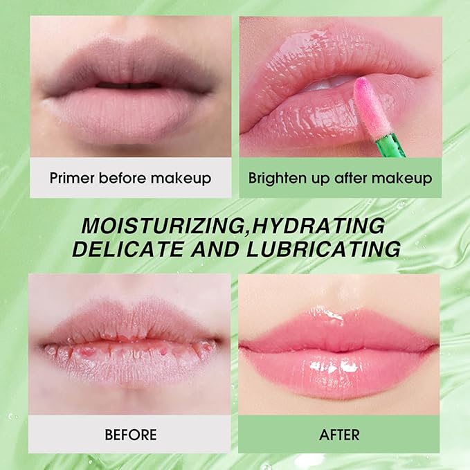 Lip Balm, 3PCS Aloe Vera Long Design,