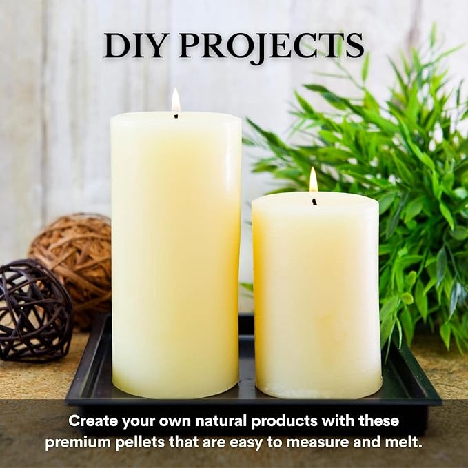 White Beeswax Pellets 1 lb (16 Candles