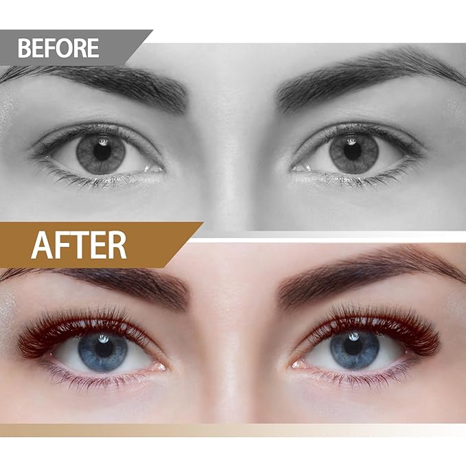 Brown Lash Clusters 156 PCS DIY Eyelash Extension False Eyelash 3D Effect Individual Natural Lashes Set at Home Eyelash Extension Kit Lashes Pack Mixed