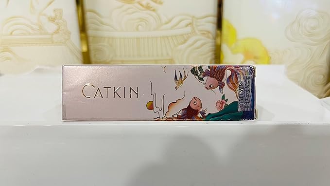 CATKIN Tinted Lip Balm Color Changing Lipstick Ultra Hydrating 100% Natural Lip Moistrurizer with Vitamin E Nourishing For Cracked & Dry Lips 0.12 oz Pink