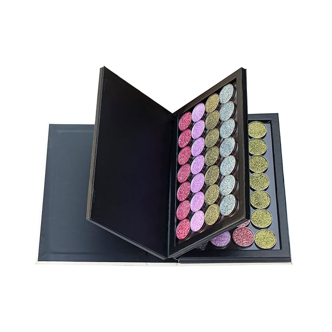 Strong 4-layers Empty magnetic palette book palette（White wood