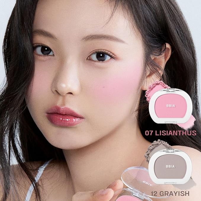 BBIA Last Blush NEW 15 Colors - Cheek Blush Shaping Shading Contour & Highlight Long-Lasting Matte Finish Natural Shades Buildable & Blendable Daily Korean Face Makeup (10 JULIET ROSE, Pack of 1)