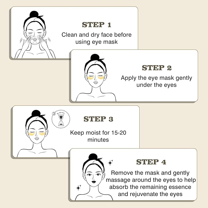 Under Eye Patches for Puffy Eyes and Dark Circles,60 Pcs Collagen Under Eye Mask Skin Care Products,Snail Mucin Eye Patches,Wrinkle Patches