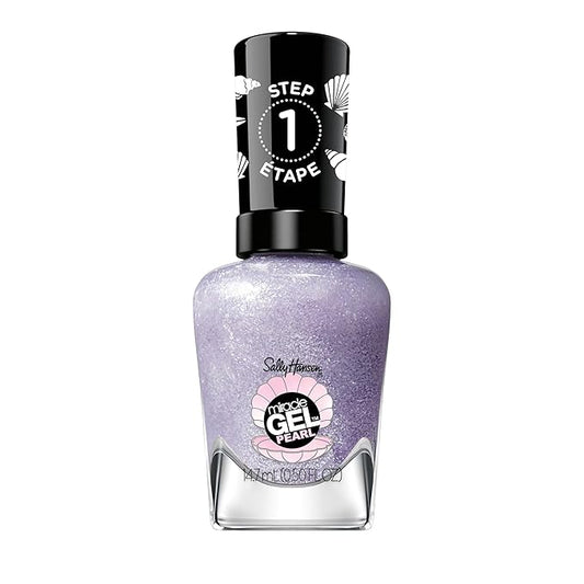 Sally Hansen Miracle Gel™, Pearls Pearl-ple, Long Lasting, Gel-Like Formula, No UV Lamp Needed, Purple Nail Polish