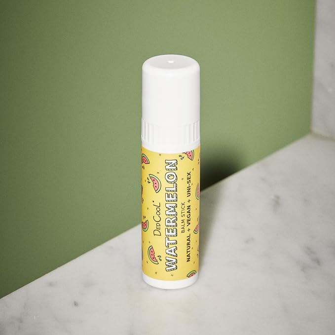 DedCool - Jumbo Vegan Lip Balm Stick | Clean, Non-Toxic Fragrance For All (Watermelon, 2 Pack)