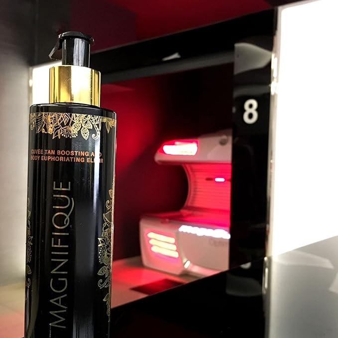 Onyx Magnifique Indoor & Outdoor Tanning Lotion with Bronzer and Accelerator - Bronzing Lotion for Dark Tan Result - Luxury Tanning Lotion with Push-Up Complex Coffee Blend - Lightweight Formula