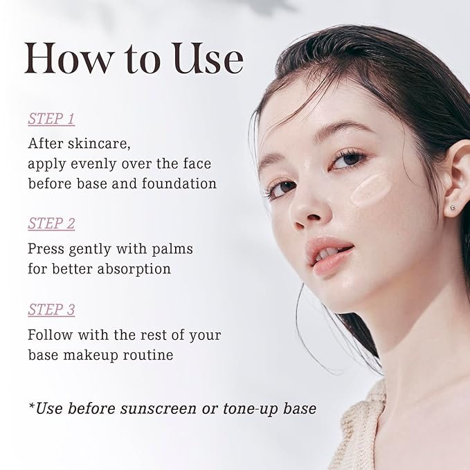 DEARDAHLIA Prime Layer Skin Prep - Vegan Makeup Primer, Lightweight & Hydrating for Long-Lasting Makeup, Smooth, Glowing Skin. Korean Base Prep. Artificial fragrance free. 1.35 oz