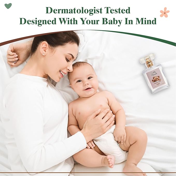 Nova Scents| Baby Cologne| Baby Perfume| Alcohol Free, Hypoallergenic, Paraben Free| Floral, Fresh, Powdery| Gentle Scent for Babies & Toddlers| 1.7oz, 50 ml- Cuddly Moments