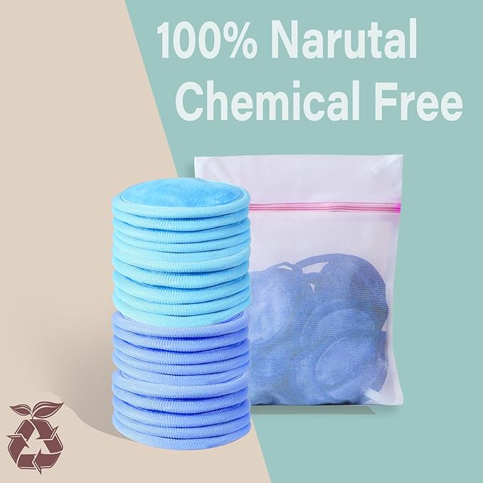 Makeup remover pads, 18 packs