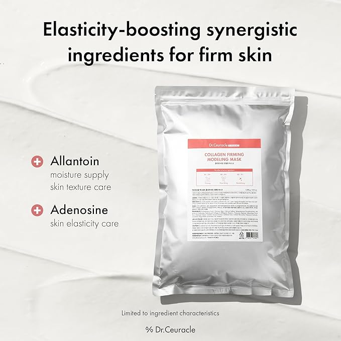 leegeehaam Dr.Ceuracle Expert Collagen Firming Modeling Face Mask - Korean Skincare Jelly Face Mask for Glass Glow Skin, DIY Home Spa (1kg / 35.24 oz.)