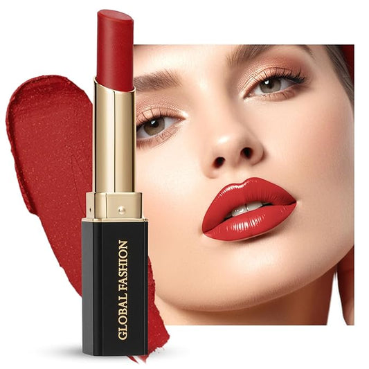 Global Fashion Silk Smooth Matte Lipstick – Long-Lasting, Luxurious Color, Rich Hydration, Lightweight Formula, Lightweight Matte Lip Color for Women, Available in Multiple Shades (113, 0.12 oz)