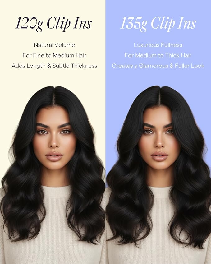 Full Shine Dark Brown Clip in Hair Extensions 16 Inch 135 G Balayage Dark Brown to Ash Brown Remy Hair Extensions Clip ins for Beginners 7 Pcs