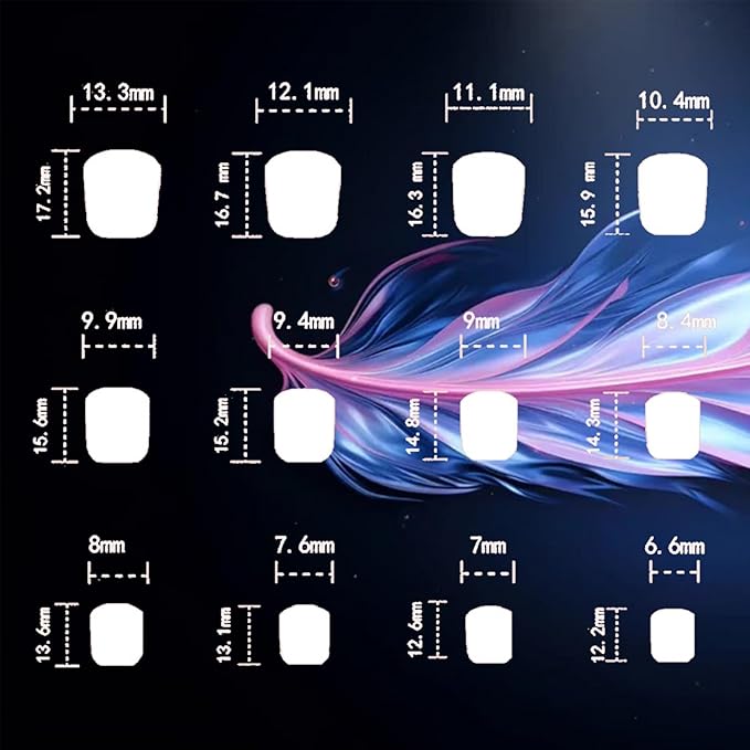 24Pcs 3D Flower Press on Nails Silver Glitter Stick on Fingernails Glossy Purple Gradient Acrylic Fake Nail Rhinestones Short Square False Nails Pearls Gel Glue on Nail for Coquette Women Girls