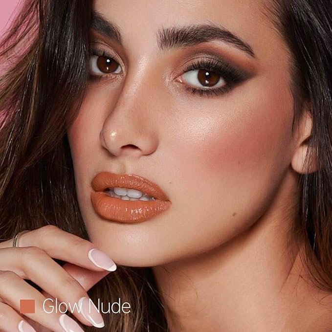 Moisture Nude Brown Lipstick – Hydrating Lip Balm for Dry, Cracked Lips, Weightless Creamy Lip Color with Vitamin E, Hydrasmooth, Glossy Juicy Finish, Long Lasting for Women (Glow Nude)