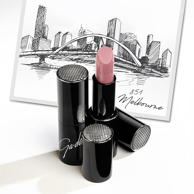 GA-DE Selfie Full Color Lipstick, 851 - Long Lasting High Pigment Lipstick with Argan Oil - Creamy Radiant Shine and Hydrating Benefits - 0.14 oz