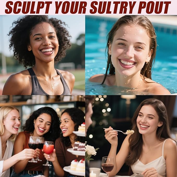 Lip Liner Stain Peel Off with Tweezer, Long Lasting Matte Lip Tattoo, Highly Pigmented Color Lip Makeup, Waterproof, Transfer-proof Lipstain for Women, for All Skin Types, Nude