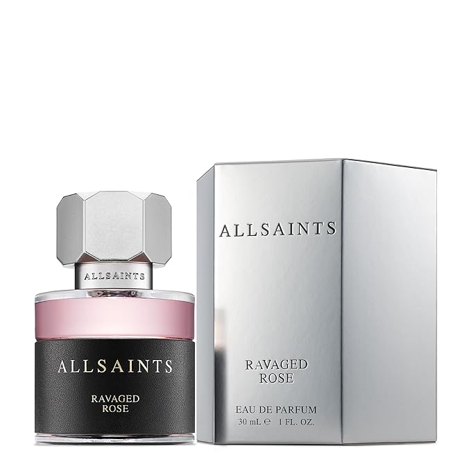 AllSaints Ravaged Rose Eau De Parfum - Floral & Fruity Perfume with Rose Fragrance - Intense Unisex Perfume with Amber & Woods - Rich Fragrance for Daytime Wear - 30mL/1 fl oz