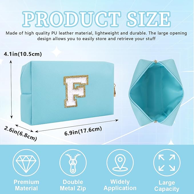 Personalized initial letter patch makeup