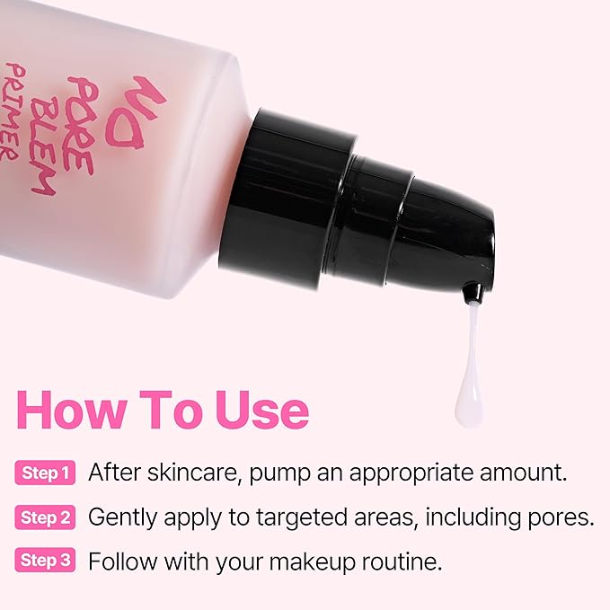 TOUCH IN SOL Best Korean Primer Duo – No Poreblem & Redness Correcting Base – Perfect for Oily Skin & Redness Neutralization – 1.01 fl.oz Each (30ml)