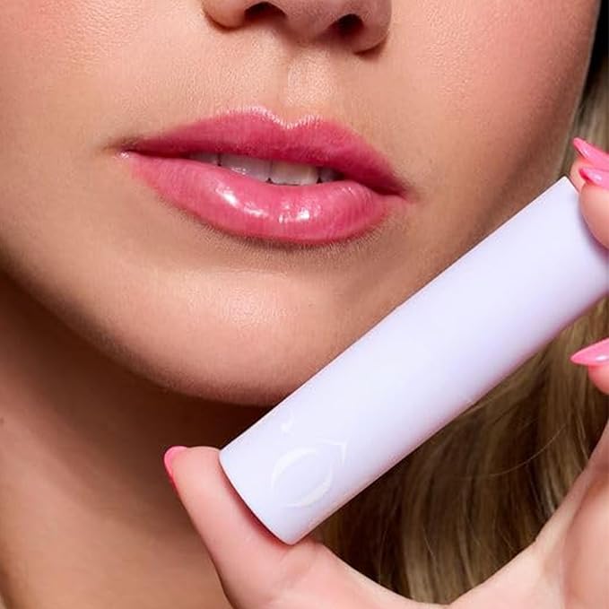 Côte Beauty The Necessity Peptide Lip Shine in Lola - Plumping Coral Lip Gloss with Hyaluronic Acid, Shea Butter & Jojoba Oil - Non-Sticky, Long-Lasting Hydrating Formula