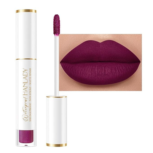 Cranberry Lipstick Long Lasting Lipsticks for Women Pigmented Smudgeproof Transferproof Vegan Cruelty Free Dark Purple Lip Makeup, A66 Jazzberry