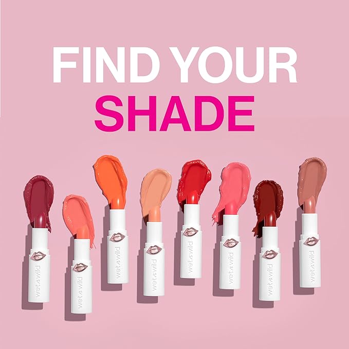 wet n wild Mega Last High-Shine Lipstick Lip Color, Infused with Seed Oils For a Nourishing High-Shine, Buildable & Blendable Creamy Color, Cruelty-Free & Vegan - Sangria Time