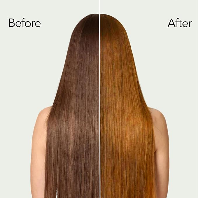 Instant Blonde and Brown Semi-Permanent Hair Dye Shampoo - 3 in 1 Formula with Argan Oil for Men & Women, Easy to Use, 16.9 Fl oz