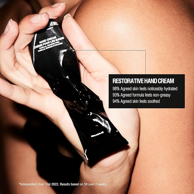 Grown Alchemist On-The-Go Essentials Kit. Restorative Hand Cream (20ml), Hydra Restore Day Cream (12ml), Hydra Retore Lip Balm (12ml)