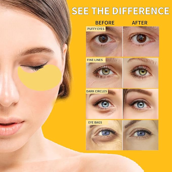 24k gold eye masks for