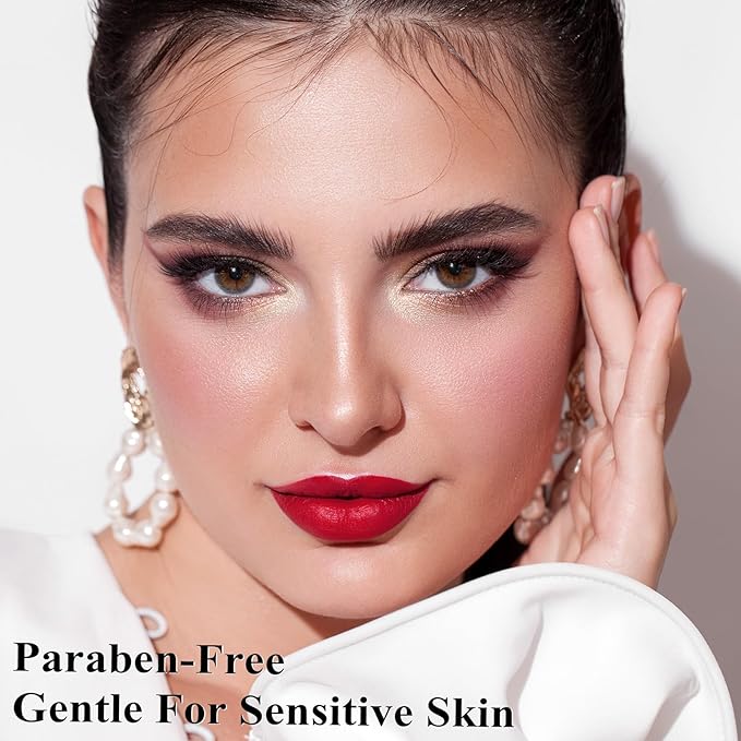 UCANBE All in One Baked Makeup Palette – Eyeshadow, Blush & Bronzer Face Kit, Neutral Pigmented Colors, Travel Size Compact, Full Face Makeup Gift Set for Women