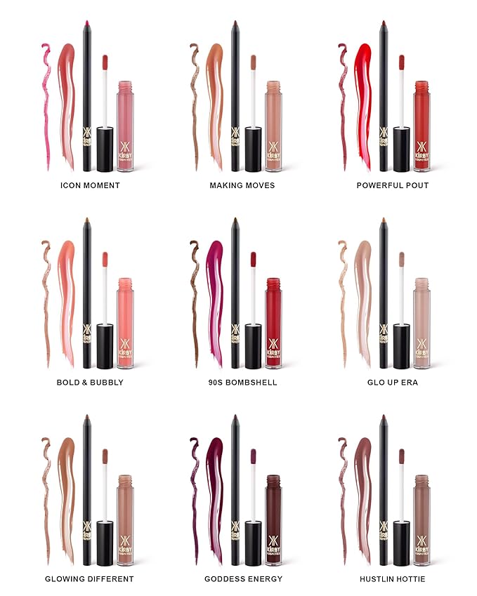 Lip Kit Duo – Making Moves - TikTok-Viral Precision Liner & Glossy Liquid Lipstick, Clean 2-Step Set with Hydrating Long-Wear Color – Bold Inclusive Beauty for Everyday Konfidence