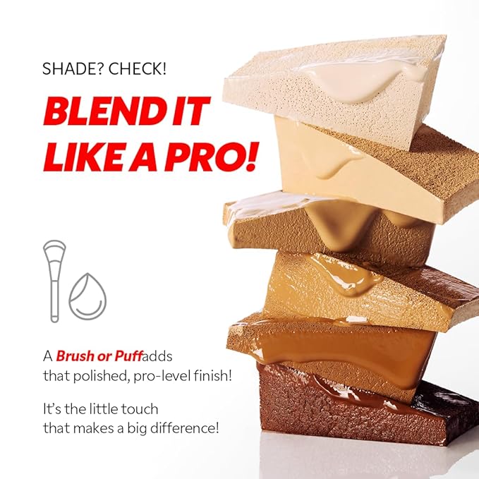 TIRTIR Mask Fit Red FoundationㅣLong Lasting Flawless Coverage, Energy Essence, Lightweight, Hydrating, Pore-Blurring, Breathable Satin Finish, Makeup, Radiant Skin, #27C Cool Beige, 1.01 Fl Oz